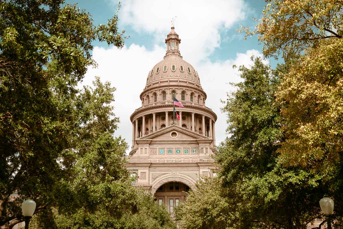 Capitol building in Austin, Texas