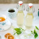 jasmine syrup in flip top bottles