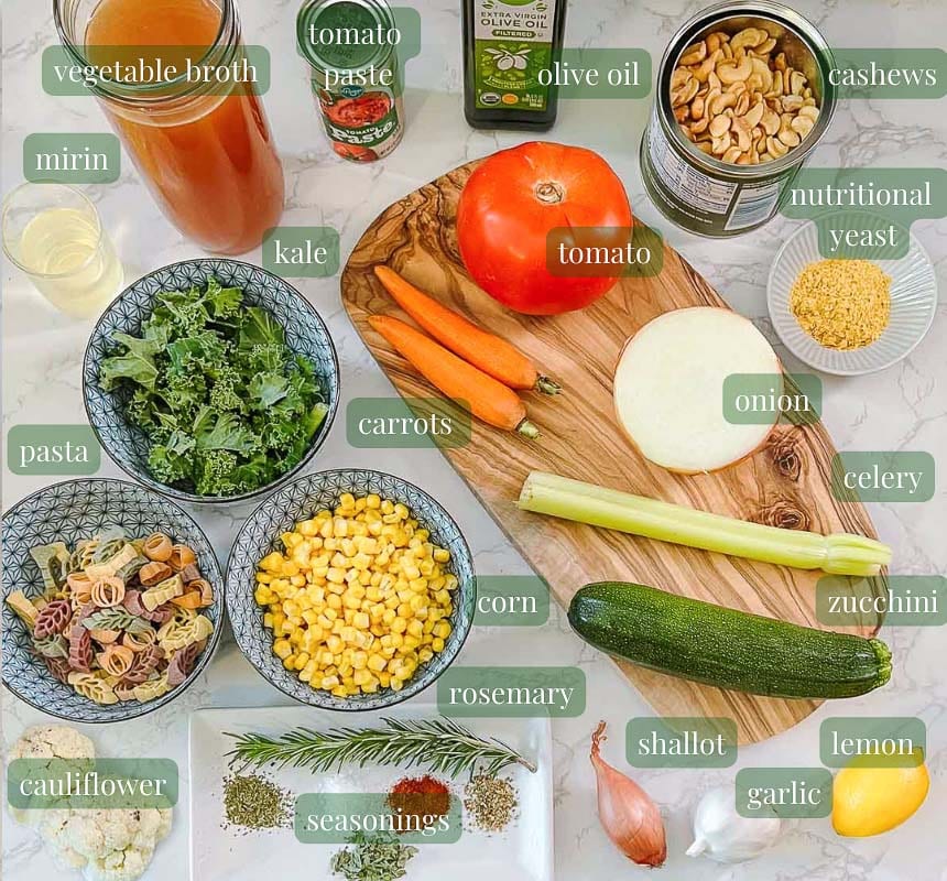 10 vegetable soup recipe ingredients