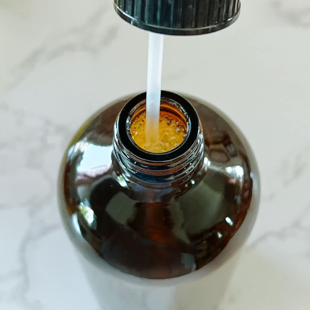 bubbles in bottle